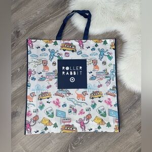 💕🩵Roller Rabbit x Target Collaboration Reusable Oversized Tote Bag